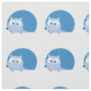 Niedlich Blue Igel Stoff