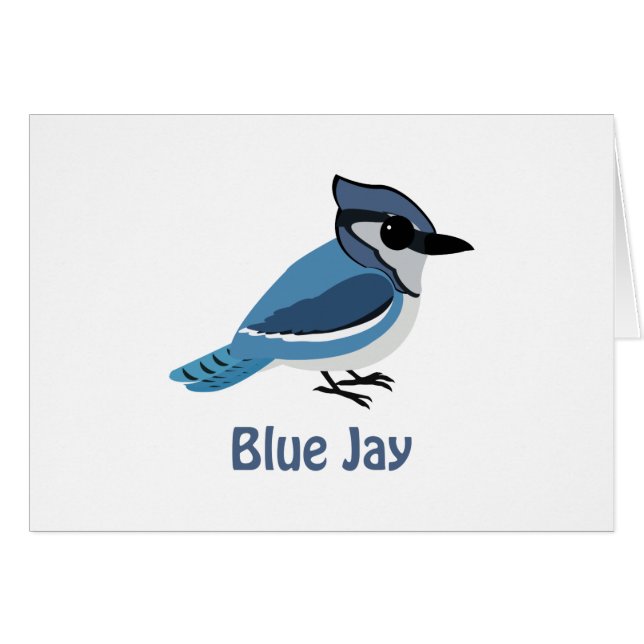 Niedlich Blue Jay (Vorderseite (Horizontal))