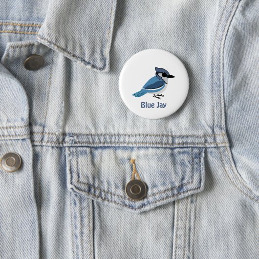 Niedlich Blue Jay Button (Beispiel)