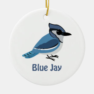 Niedlich Blue Jay Keramikornament