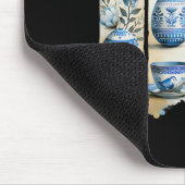 Niedlich Blue Jay Osterfest Bunny Egs Blume zerris Mousepad (Ecke)