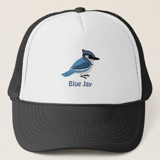 Niedlich Blue Jay Truckerkappe (Vorderseite)