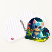 Niedlich Blue Kitten Tragebrille-276548 Notizblock (Innenseite)