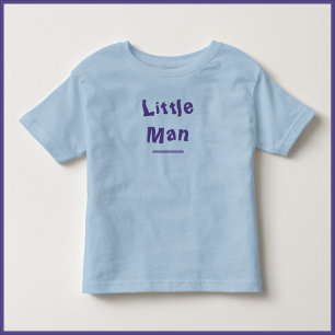 Niedlich Blue Little Man T - Shirt