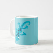 Niedlich Blue Lizard Gecko Tasse für Kinder (Vorderseite Links)