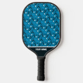 Niedlich Blue Memphis Pro Pickleball Paddle (Rückseite)