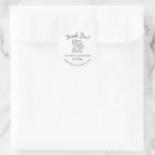 Niedlich Blue Mixer Bakery Business Danke Sticker (Tasche)