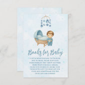 Niedlich Blue Mobile Crib Babybettbücher für Kinde Begleitkarte (Vorne/Hinten)