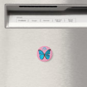 Niedlich Blue Morpho Butterfly Magnet (In Situ (Geschirrspüler))