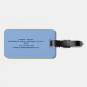 Niedlich Blue Mystical Griechisches Auge Amulet Gepäckanhänger (Rückseite horizontal)