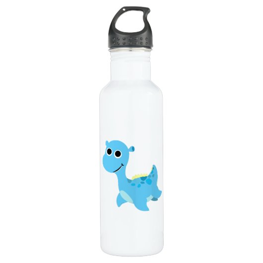 Niedlich Blue Nessie Edelstahlflasche (Vorderseite)