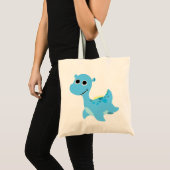 Niedlich Blue Nessie Tragetasche (Vorderseite (Produkt))