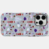 Niedlich Blue Nutcracker Weihnachtsmuster Case-Mate iPhone Hülle (Rückseite (Horizontal))