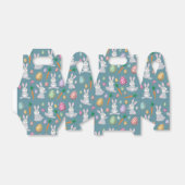 Niedlich Blue Oaster Bunny Rabbit Muster Geschenkschachtel (Ungefaltet)