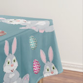 Niedlich Blue Oaster Bunny Rabbit Muster Tischdecke (Beispiel)