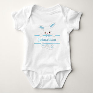 Niedlich Blue Oaster Personalisierter Junge Baby Strampler