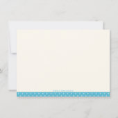 Niedlich Blue Owl Boy Baby Shower Einladungen (Rückseite)