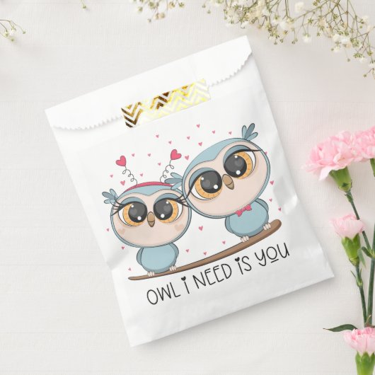 Niedlich Blue Owls Geschenktütchen (Versiegelt)