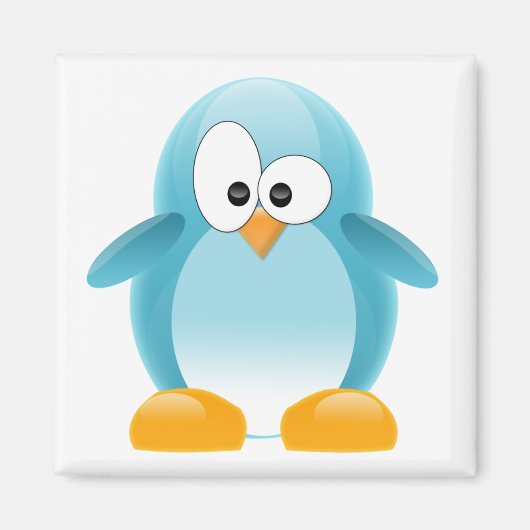 Niedlich Blue Penguin Magnet (Vorne)