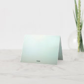 Niedlich Blue Pink Bird Floral Danke Karte (Rückseite)