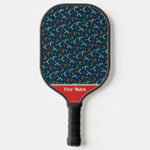 Niedlich Blue Pro Pickleball Paddle (Rückseite)