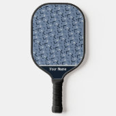 Niedlich Blue Pro Pickleball Paddle (Rückseite)