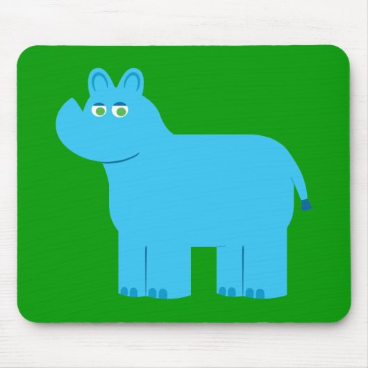 Niedlich Blue Rhino Mousepad (Vorne)