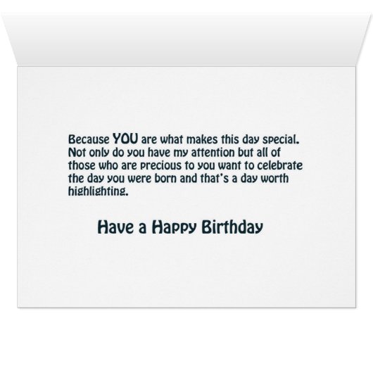 Niedlich Blue Robot Birthday (Innenansicht Horizontal (Unten))