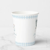 Niedlich Blue Stork Delivery Baby Boy Dusche Pappbecher (Rechts)