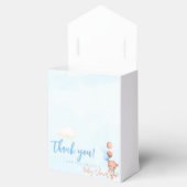 Niedlich Blue Teddy Bear Baby Dusche Geschenkschachtel (Geöffnet)