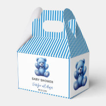 Niedlich Blue Teddy Bear Vintag Baby Boy Dusche