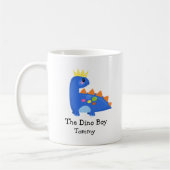 Niedlich Blue The Dino Boy Kids' Kaffeetasse (Links)