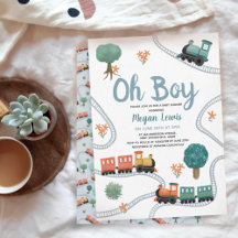 Niedlich Blue Travel Boys Babydusche