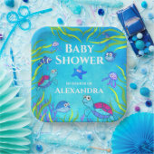 Niedlich Blue Under Sea Boy Baby Shower Napkins Cl Pappteller (Party)