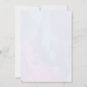 Niedlich Blue Whale Baby Dusche Einladung (Rückseite)