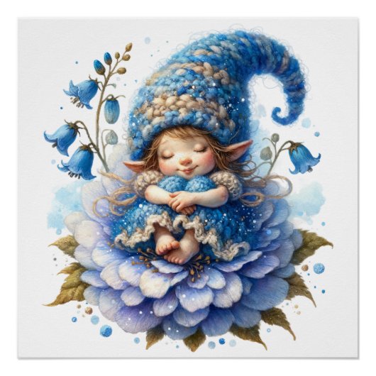 Niedlich Bluebell Fairy Poster (Vorderseite)