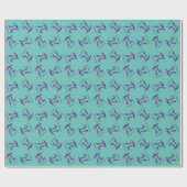 Niedlich Blueberry Pi Symbol Mathematiker Lehrer Geschenkpapier (Flach)