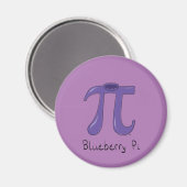 Niedlich Blueberry Pi Symbol Mathematiker Lehrer Magnet (Vorderseite/Rückseite)
