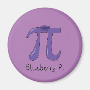 Niedlich Blueberry Pi Symbol Mathematiker Lehrer Magnet