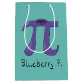 Niedlich Blueberry Pi Symbol Mathematiker Lehrer Mittlere Geschenktüte (Vorderseite)