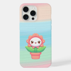 Niedlich, Blume in einem Topf iPhone / iPad Gehäus 15 Pro Max Hülle
