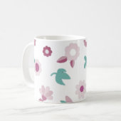 niedlich, Blume, Natur Kaffeetasse (Vorderseite Links)