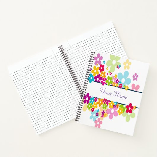 Niedlich blumenreich notizblock (Innenseite)