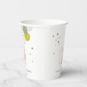 Niedlich Blush Bearly Wait Bear Balloon Babydusche Pappbecher (Rechts)