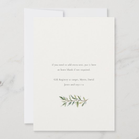 Niedlich Blush Kleine Farm Schweinebutterfliege Ki Einladung (Rückseite)