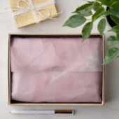 Niedlich Blush Pink Bläschen Hübsche Rose Seidenpapier (Geschenk)