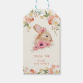 Niedlich Blush Pink Bläserblütendusche Geschenkanhänger (Vorderseite)