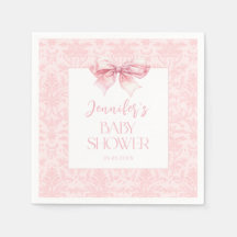 Niedlich Blush Pink Bow Ribbon Sweet Baby Girl Dus