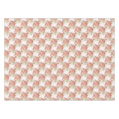 Niedlich Blush Pink Cream Pumpkin Floral Beehive G Tischdecke (Vorderseite (Horizontal))