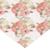 Niedlich Blush Pink Cream Pumpkin Floral Beehive G Tischdecke (Schrägansicht)